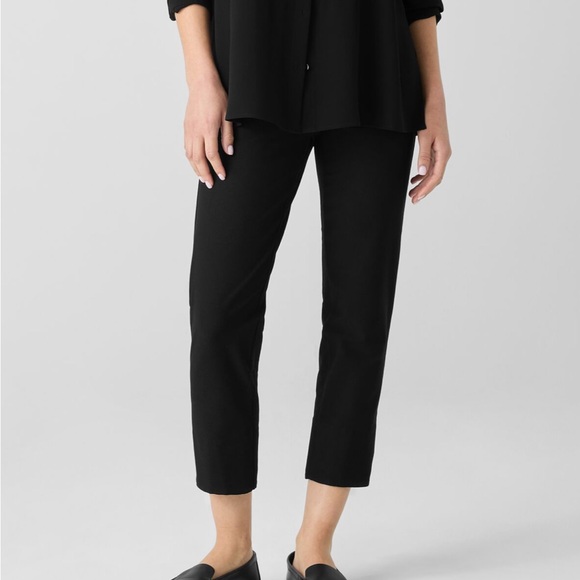 Eileen Fisher Pants - Eileen Fisher Crepe Black Women’s Pants large petite